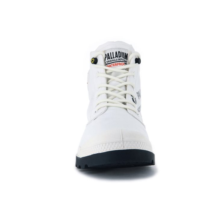 Palladium Pampa Recycle Waterproof+ 2 Men's Boots White | UK M495-DPY